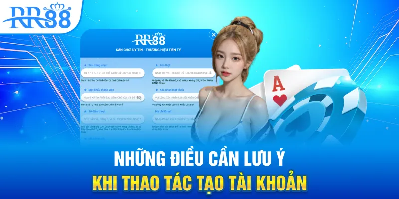Hướng Dẫn Đăng Ký RR88 – Tạo Tài Khoản Nhanh Gọn, Bắt Đầu Trải Nghiệm Ngay 3 Những điều cần lưu ý khi thao tác tạo tài khoản